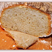 chleb z żeliwnego gara wg babci Małgosi