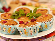 Fot. Wkn, Muffinki bananowe z żurawiną