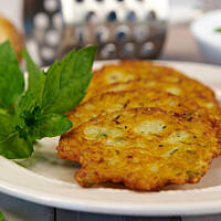 Placki ziemniaczane z miętą