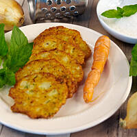 Placki ziemniaczane z miętą