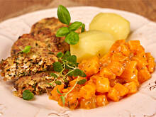 Fot. Wkn, Kotlety drobiowe siekane z kurkami i koperkiem