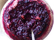 Fot. carolotta, Krem/dżem porzeczkowo-bananowy na lody, koktajl, do gofrów  