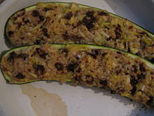 Fot. peggy83, Cukinia z kaszą jęczmienną