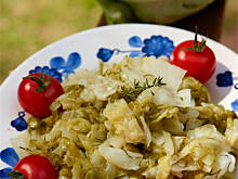 Fot. Wkn, Młoda kapusta ze śmietaną