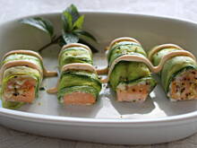 Fot. Kobi1704, Łosoś zapiekany w cukinii