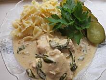 Fot. tingra, Filety kurczaka z serem feta i szpinakiem