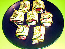 Fot. mariola2000, Roladki z cukinii zapiekane wg M&Ł