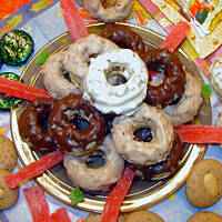 Ciasteczka z orzechami w polewie