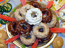 Fot. Wkn, Ciasteczka z orzechami w polewie