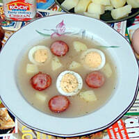 Żurek z chrzanem i smietaną