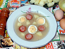 Fot. Wkn, Żurek z chrzanem i smietaną