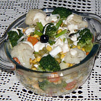 Żydowska sałatka warzywna