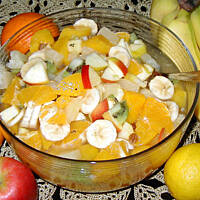 Sałatka owocowa z alkoholem