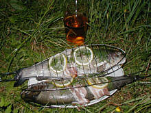 Fot. Wkn, Pstrąg z boczkiem i cytryną