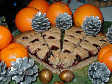 Fot. Wkn, Świąteczny tort z Linzu