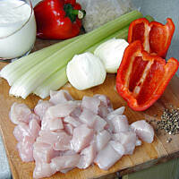 Curry drobiowo-kefirowe