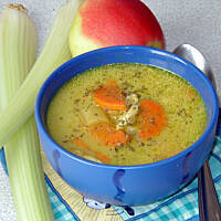 Zupa curry z kurczaka