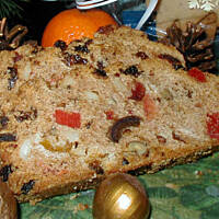 Świąteczny chlebek bakaliowy