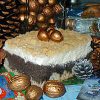 Seromak na kruchym spodzie