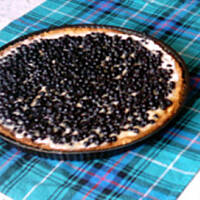 Cytrynowa tarta z jagodami