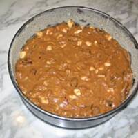 Placek z jabłkami, gruszkami, wiśniami, bakaliami