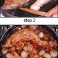 Coq Au Vin-nozki z kurczaka po chinsku