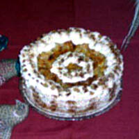 Winny tort z jabłkami na n-te urodzinki