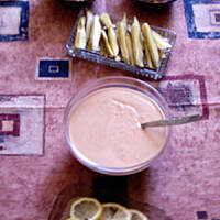 Dip musztardowo - pomidorowy