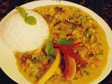 Fot. kolasia, Jagnięcina w curry z papają