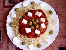 Fot. Kasiulinka, Spaghetti po grecku