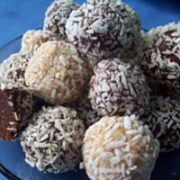 Trufelki z herbatników - kokosowo-czekoladowe