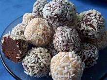 Fot. graza, Trufelki z herbatników - kokosowo-czekoladowe