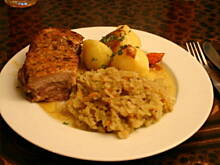 Fot. kolasia, Pieczone żeberka z kapustą i ziemniaczkami