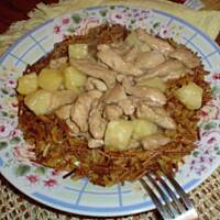 blyskawiczny kurczak z ananasem