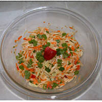 Surowka z Bialej Kapusty z dodatkami