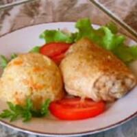 Udko kurczaka z ryżem