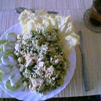 Piersi kurczaka z pekińską i zupką chińską