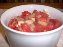 Fot. ananas, sałatka pomidorowa po grecku