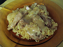 Fot. bahus, Rissotto z kurczakiem i żółtym serem