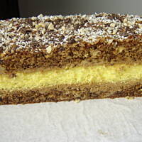 placek orzechowy z masą cappucino