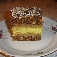 placek orzechowy z masą cappucino