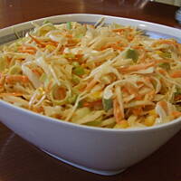 Surówka z kapusty i pora