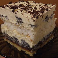 Ciasto tortowe makowo-kokosowe