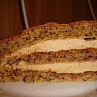 Tort orzechowy - pycha