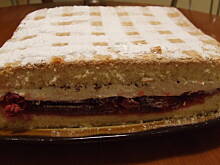 Fot. ilka76, Ciasto biszkoptowe wiśniowo - śmietanowe