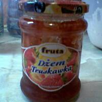 Ryż z białym serkiem z dżemem truskawkowym