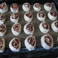 Drożdżowe, czekoladowe ślimaczki