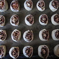 Drożdżowe, czekoladowe ślimaczki