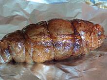Fot. skolopendra, Bejcowana rolada z piersi kurczaka