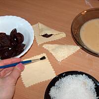 Prawie francuskie ciastka ze śliwką